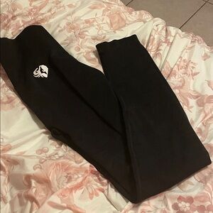 Black Leggings with Logo